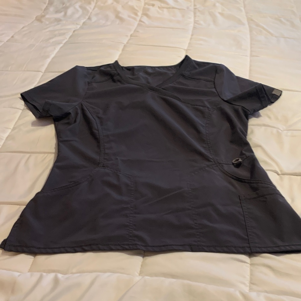 Women's Charcoal scrub top